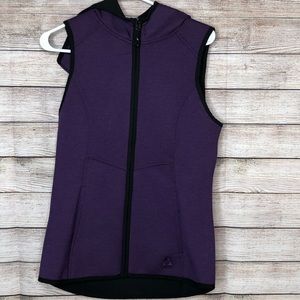 Gerry‎ Purple Soft Cozy Hooded Vest Size Small